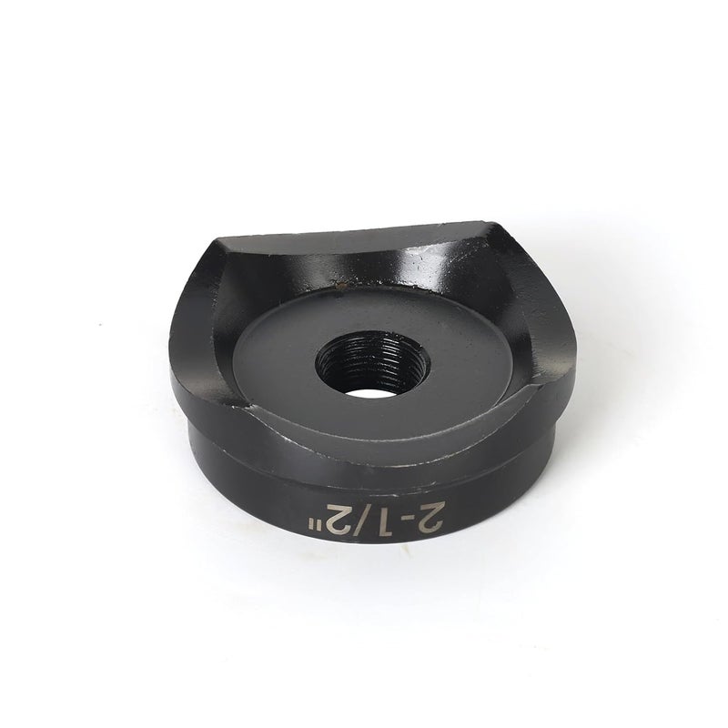 ZUVER 2-1/2" (76mm) Conduit Punch and Die Black Oxide Finish, Work with KO Tools Hydraulic Knockout Driver 3/4"-16UN Thread - Image 3